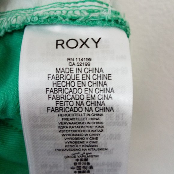 Roxy Forever Color Mint Denim Mini Shorts 27 - Picture 4 of 11